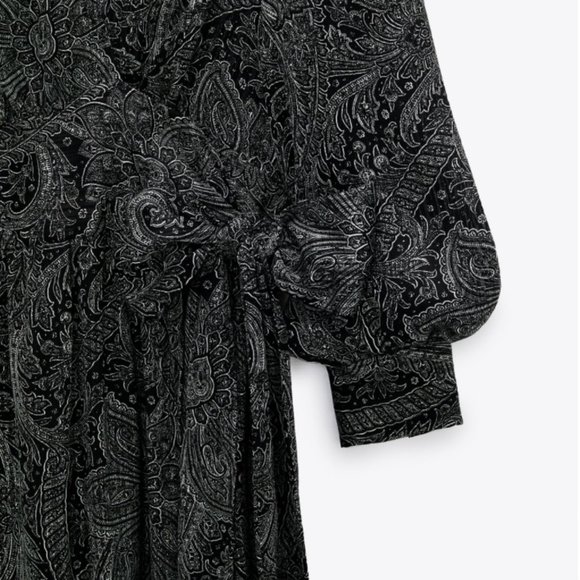 Zara Limited Edition Long Printed Dress - Picture 9 of 13